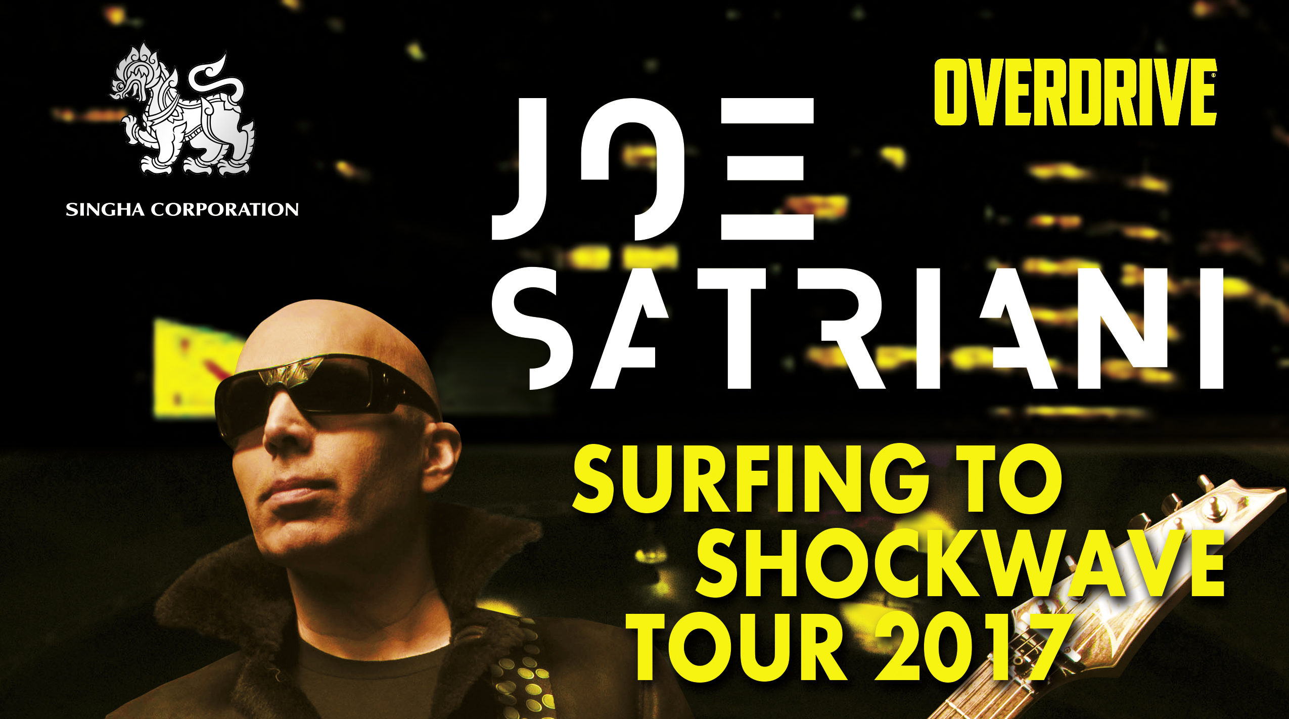 OVERDRIVE ขอเสนอ JOE SATRIANI SURFING TO SHOCKWAVE TOUR LIVE IN BANGKOK 2017